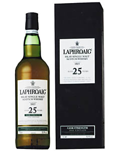 ラフロイグ25年 カスクストレングス」発売（サントリー酒類） - 日本