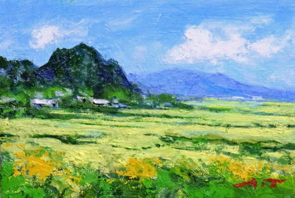 アンドレ・ボーシャン油彩画『田園風景』