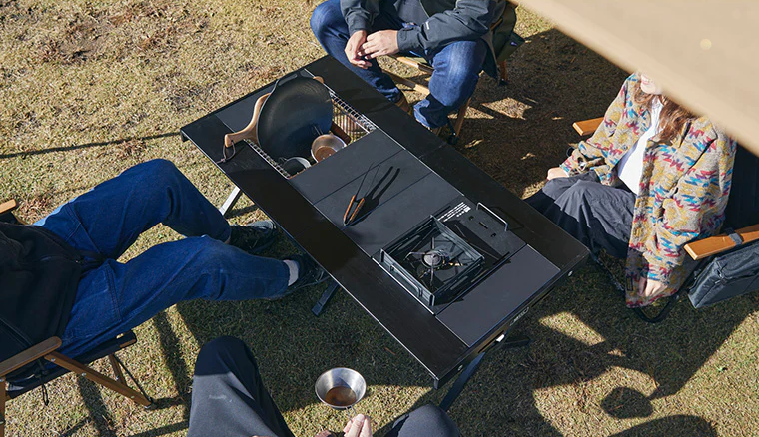 WAQ 折りたたみ式igtテーブル 約115cm x 60cm WAQ Wood Table ウッド