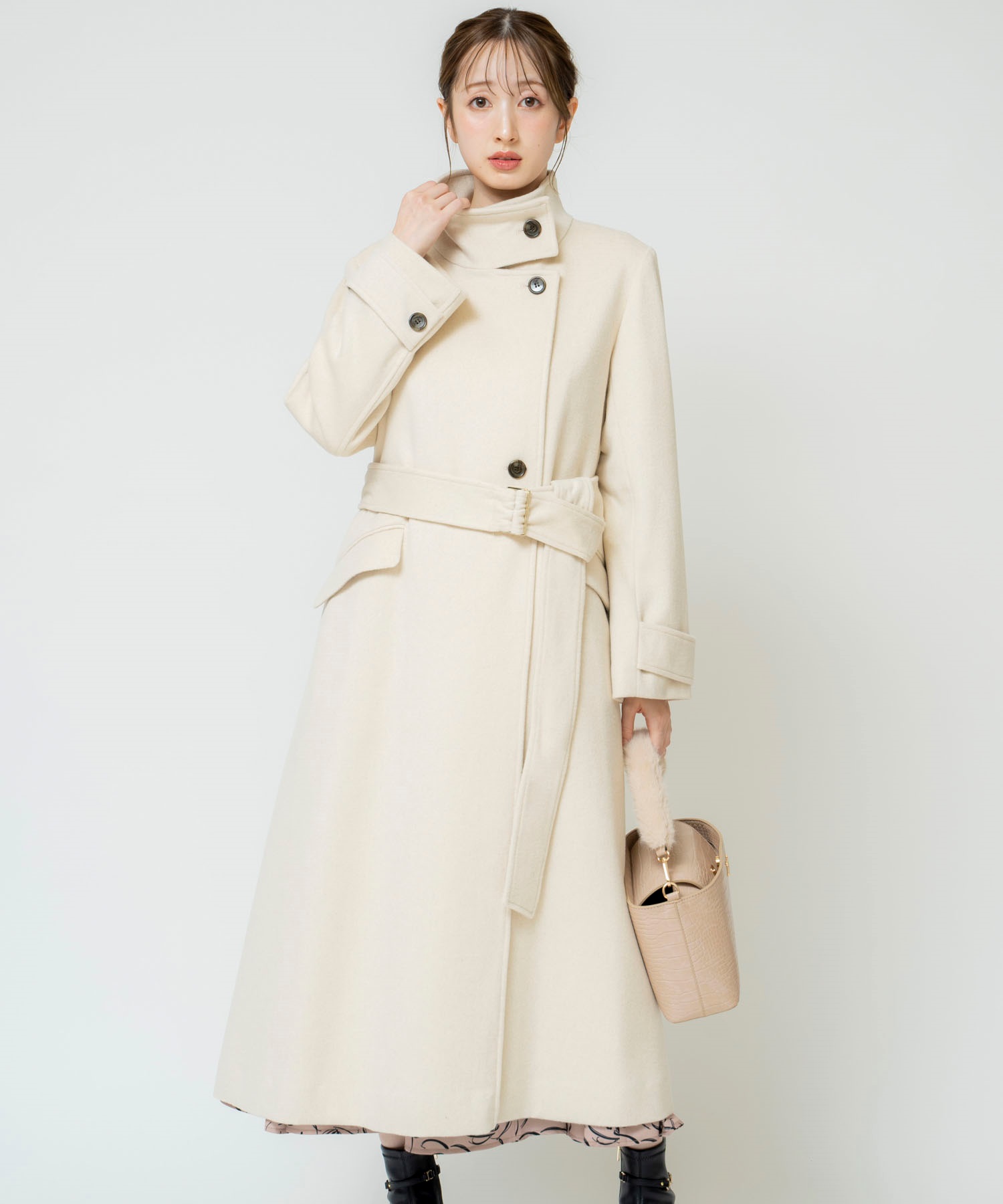 スタンドカラーウールコート | コート | NOELA OFFICIAL WEB STORE