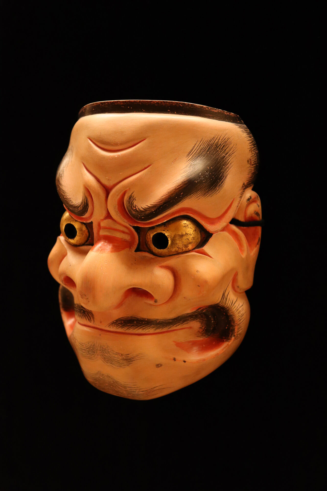 木彫り能面 大べし見(おおべしみ) 大癋見 | Oo-Beshimi | 能面