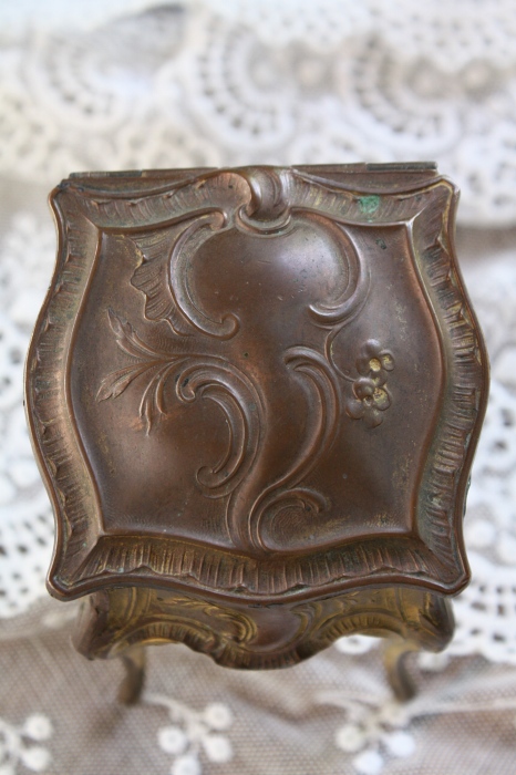 希少♦️猫脚 アンティーク♦️ジュエリーボックス♦️シルバー