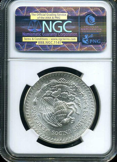 1982年 メキシコ 1オンス銀貨 PCGS MS64