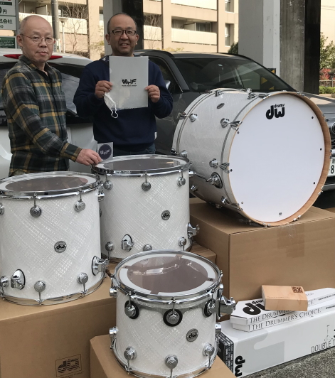 本物】樋口宗孝 使用ドラムグローブ 本物】樋口宗孝 使用ドラム