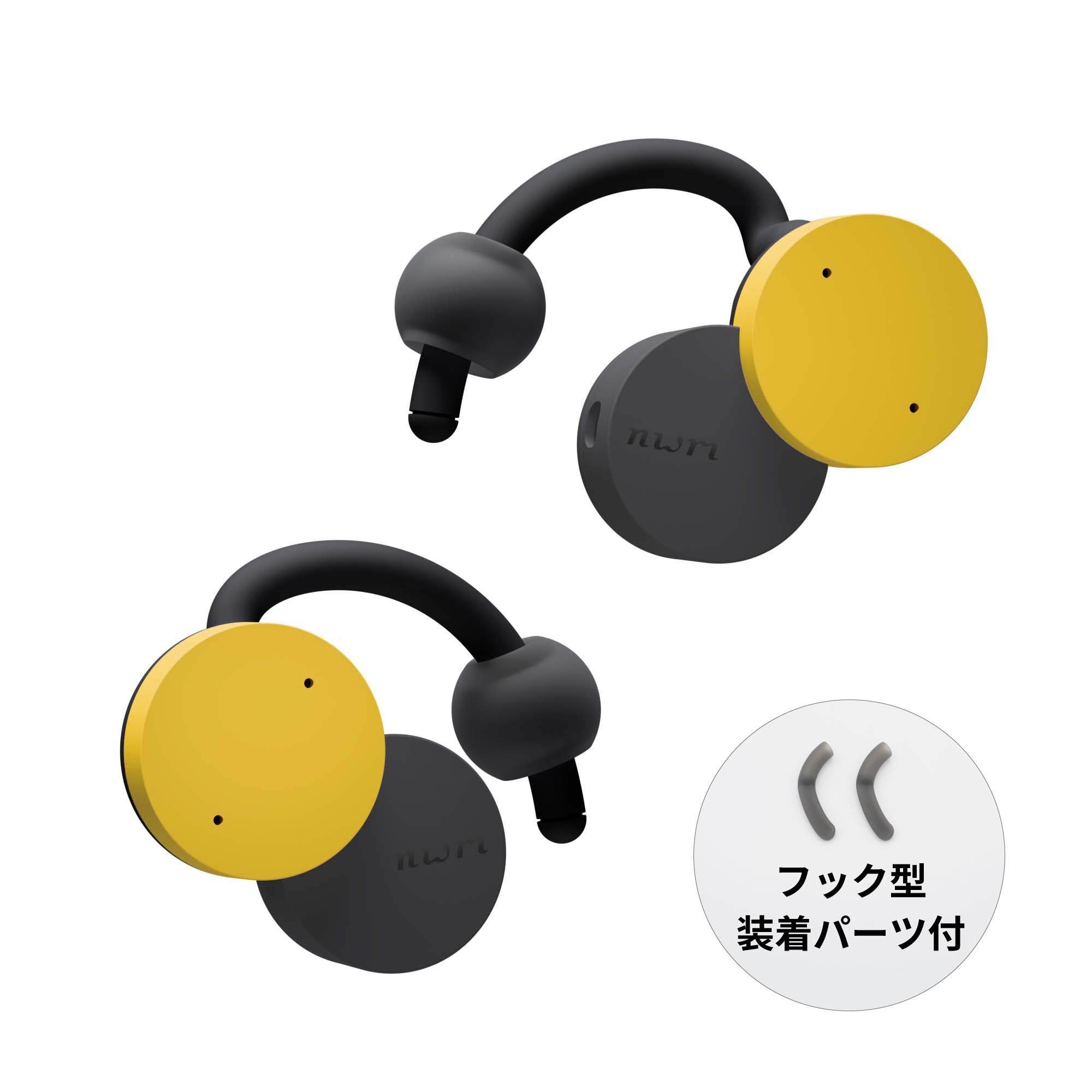 nura DOTS オーバーイヤー型スピーカー ブラック イヤホン・ヘッドホン