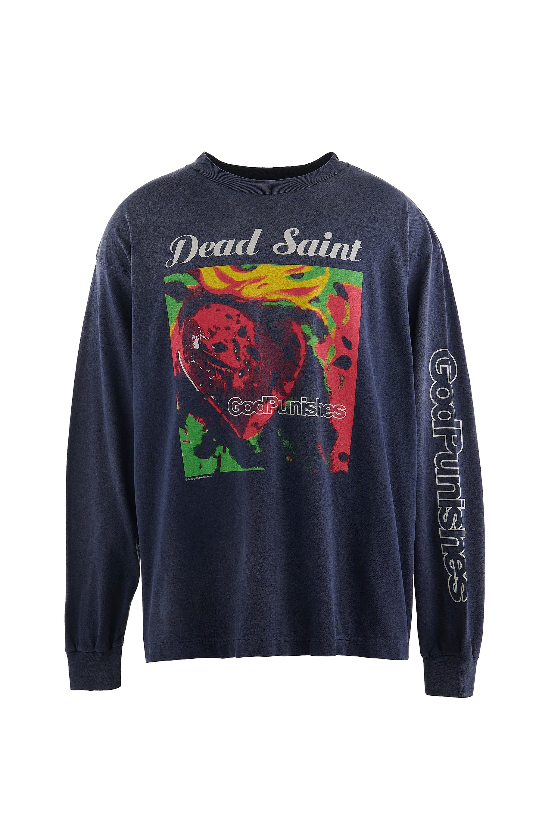 SAINT Mxxxxxx セイント マイケル FW24 LS TEE/DEAD SAINT / NVY - NUBIAN
