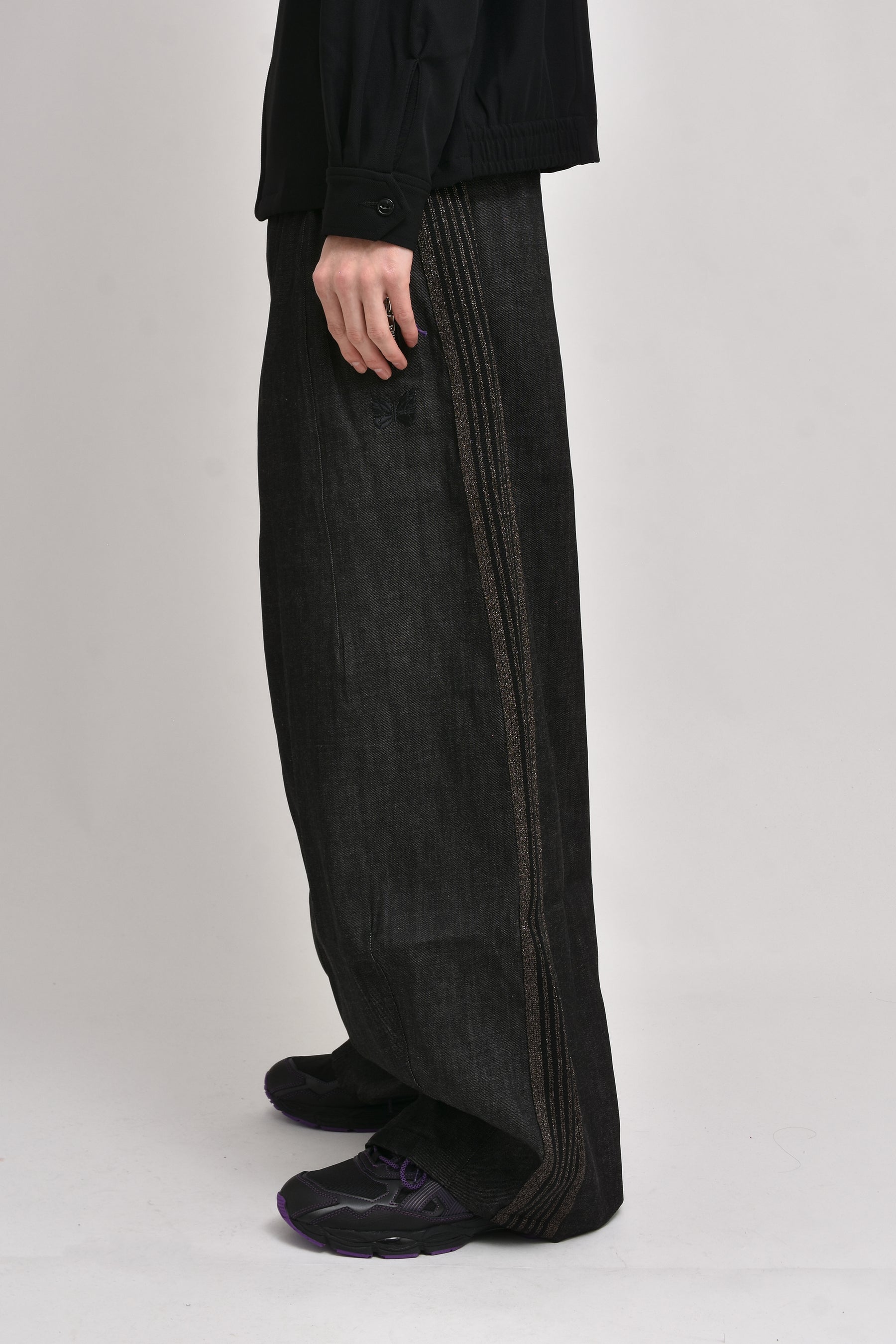 Needles 24ss TW H.D. TRACK PANT 亘つぐみ 黒XS スタイリスト亘つぐみ