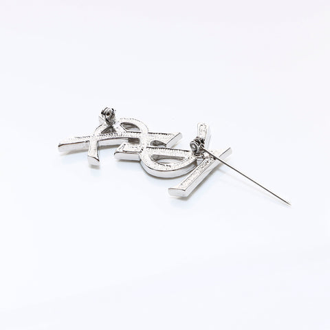 イヴ・サンローラン YVES SAINT LAURENT YSL ロゴ ラインストーン