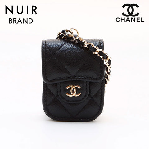 シャネル CHANEL 30番台 マトラッセ キャビア AirPodsケース iPhone