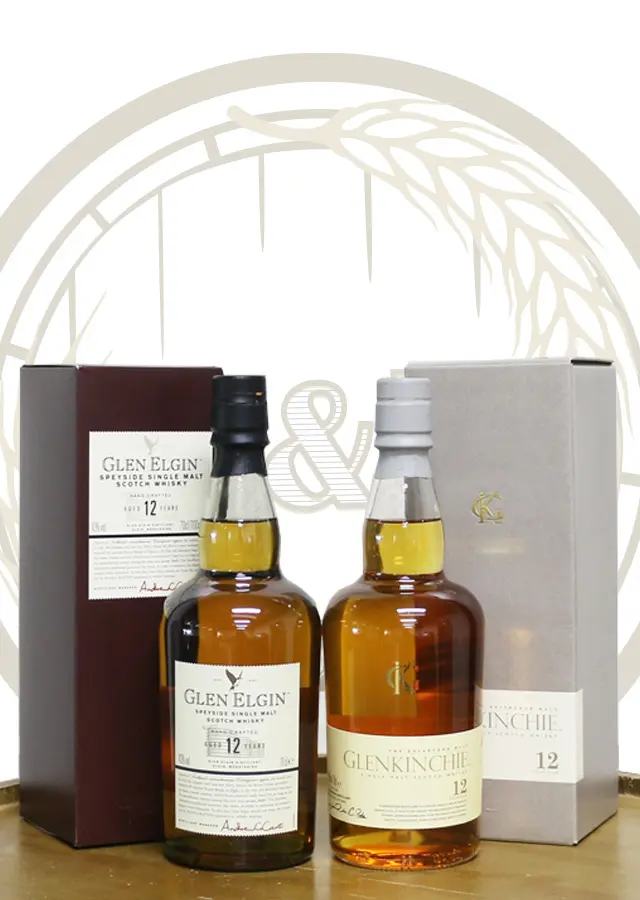 Glen Elgin 12 and Glenkinchie 12-Oak and Barley Buy Whisky in China
