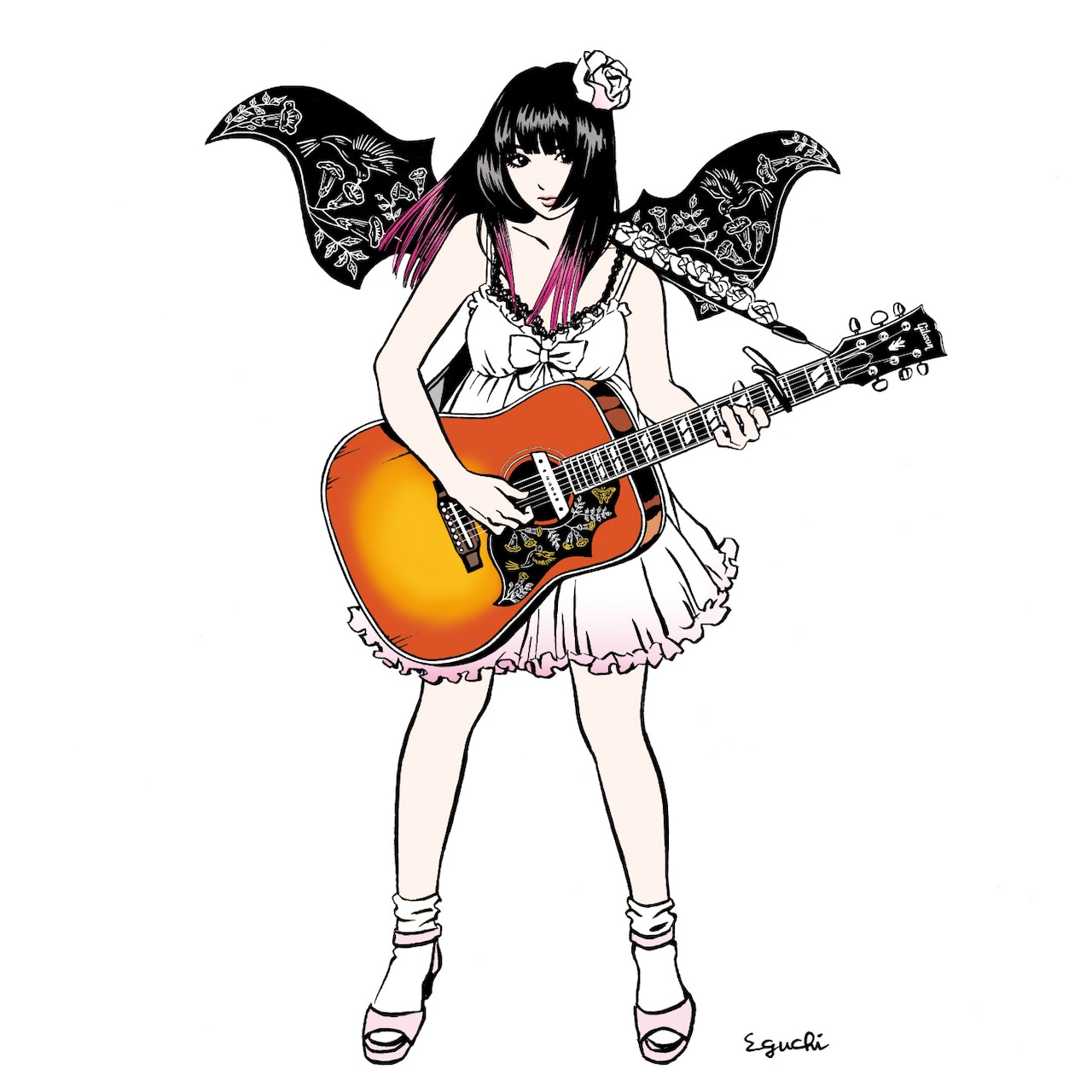 江口寿史x大森靖子 MUTEKIポスター2017年 江口寿史x大森靖子 MUTEKI