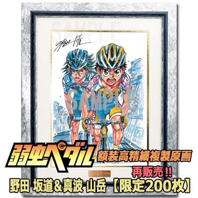 弱虫ペダル 小野田坂道真波山岳 複製原画