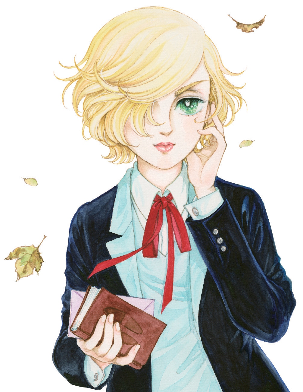 竹宮恵子 直筆サイン色紙②(イラストはプリント) 稀少・当時物】竹宮