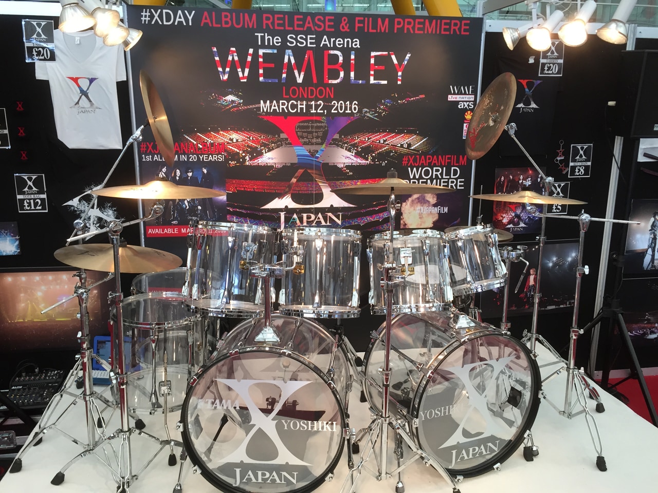 YOSHIKI（X JAPAN）のドラムセット。 [画像ギャラリー 2/15] - 音楽