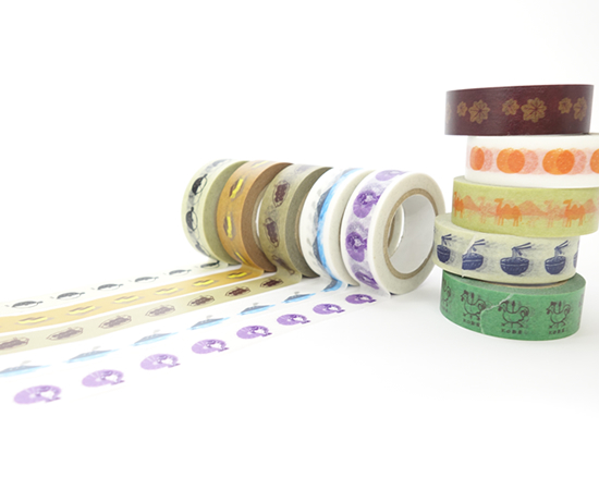 海外マスキングテープ巻売り 教室の窓 風景マスキングテープ人物マステ