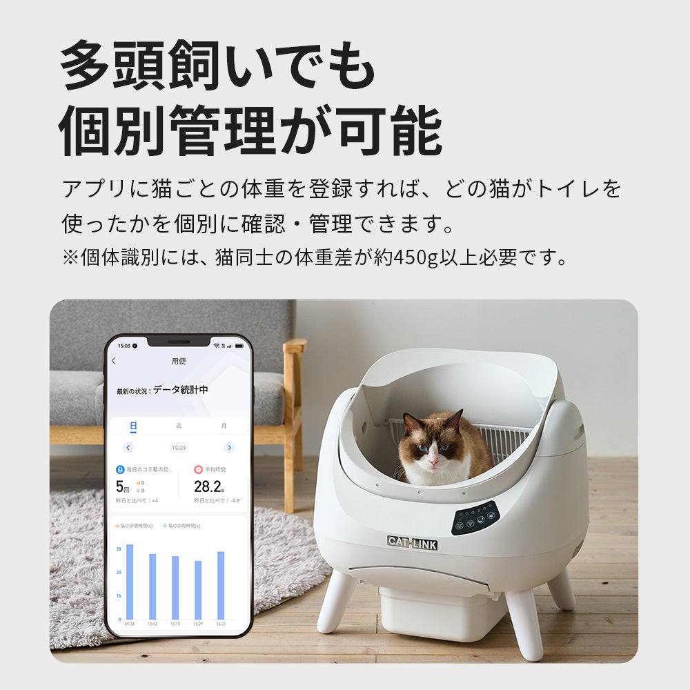 再入荷しました!】自動猫トイレ CATLINK SCOOPER OPEN-X – OFT STORE