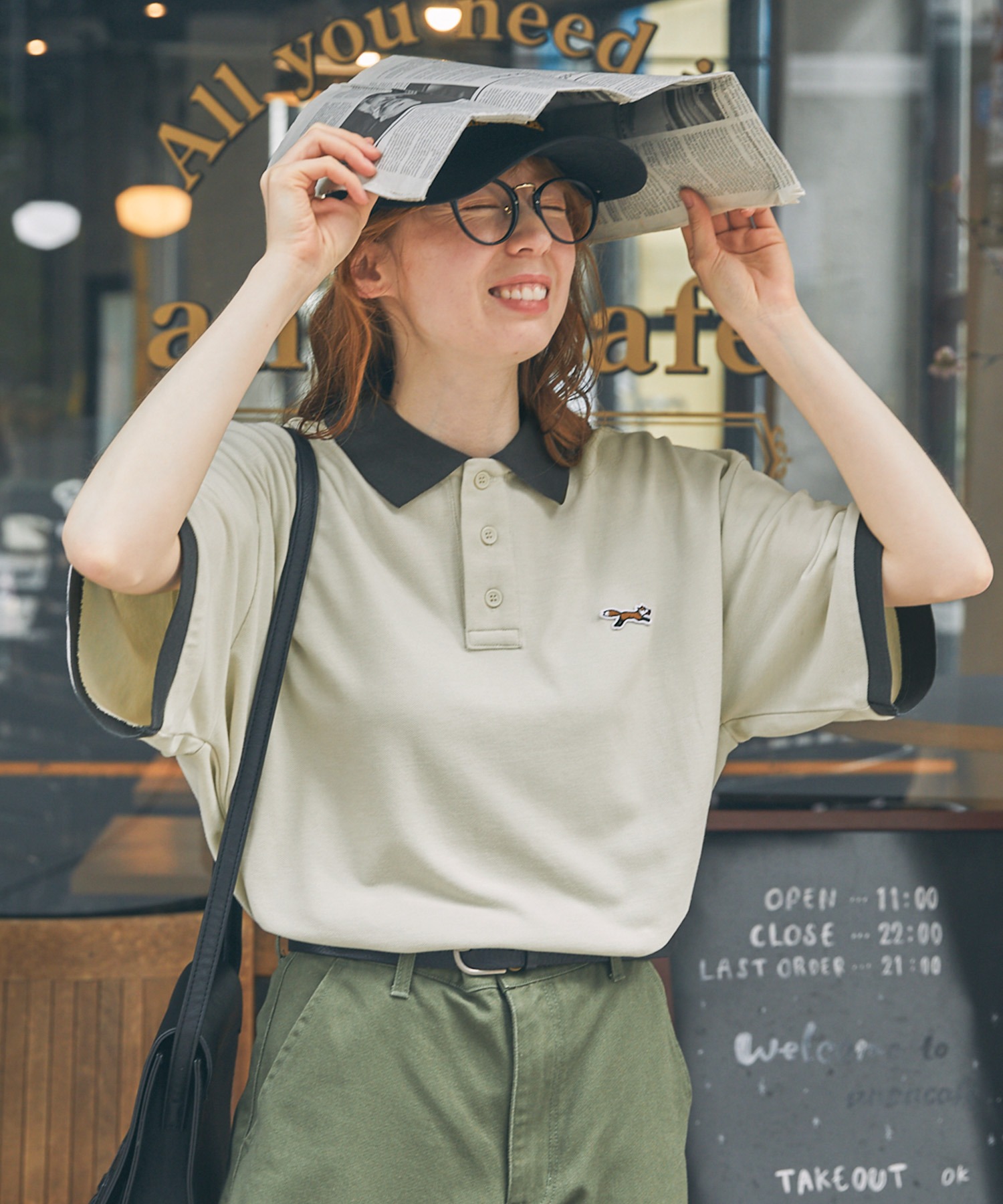 PENNEYS/ペニーズ 別注 THE FOX ロゴ ワッペン刺繍 鹿の子配色