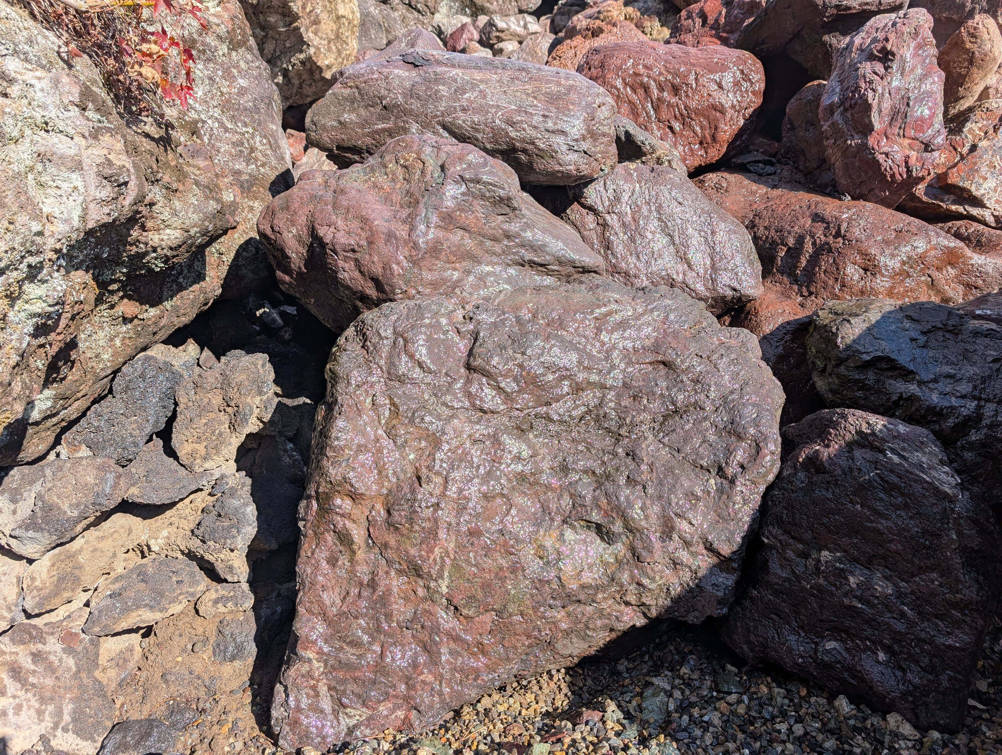 紫雲石!! 盆石・水石・鑑賞石・庭石N-61 Yahoo!オークション - 丹波