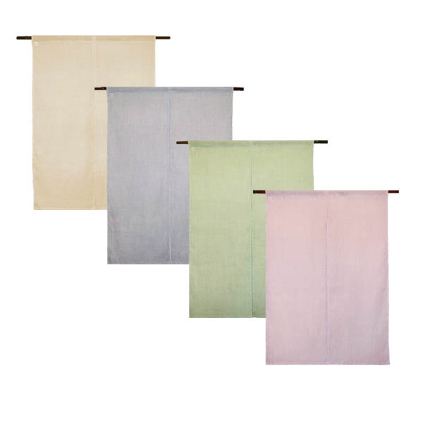 縮のれん 十二布 無地 浅縹 | IONOストア - 小千谷縮を独自に改良した