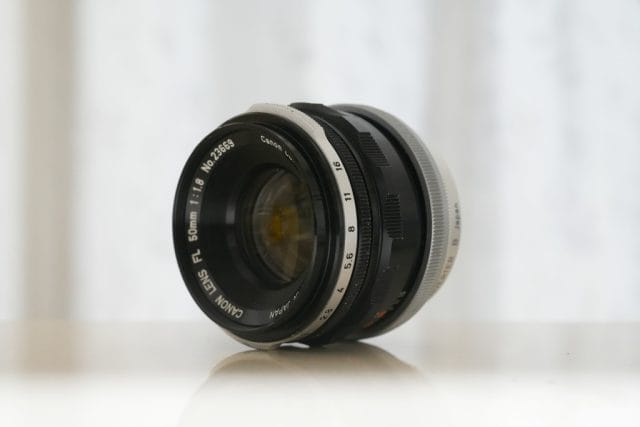 Canon FL 50mm F1.8 Review作例 キャノンの銘玉 エモい写真が撮れる