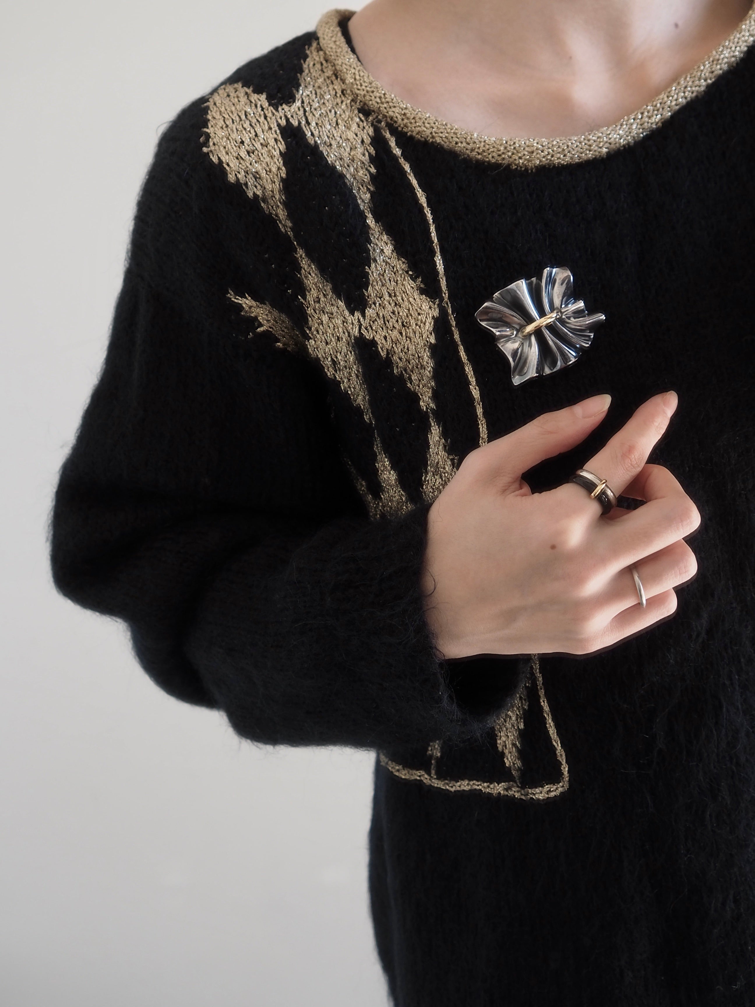 Georg Jensen ジョージ・ジェンセン リーネ・ムンテ ブローチ #399