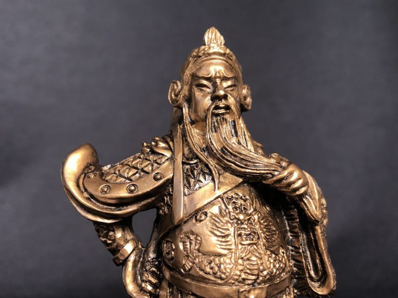 商売の神様!!関羽☆GOLD☆商売繁盛！金運財運アップ！学業成就に