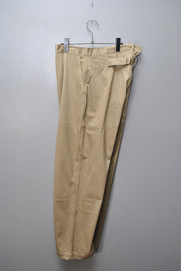 COMOLI コットンチノ オーバーパンツ