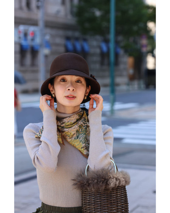 寄り添う花コサージュのクラシカルハット – ONE PEACE ONLINE