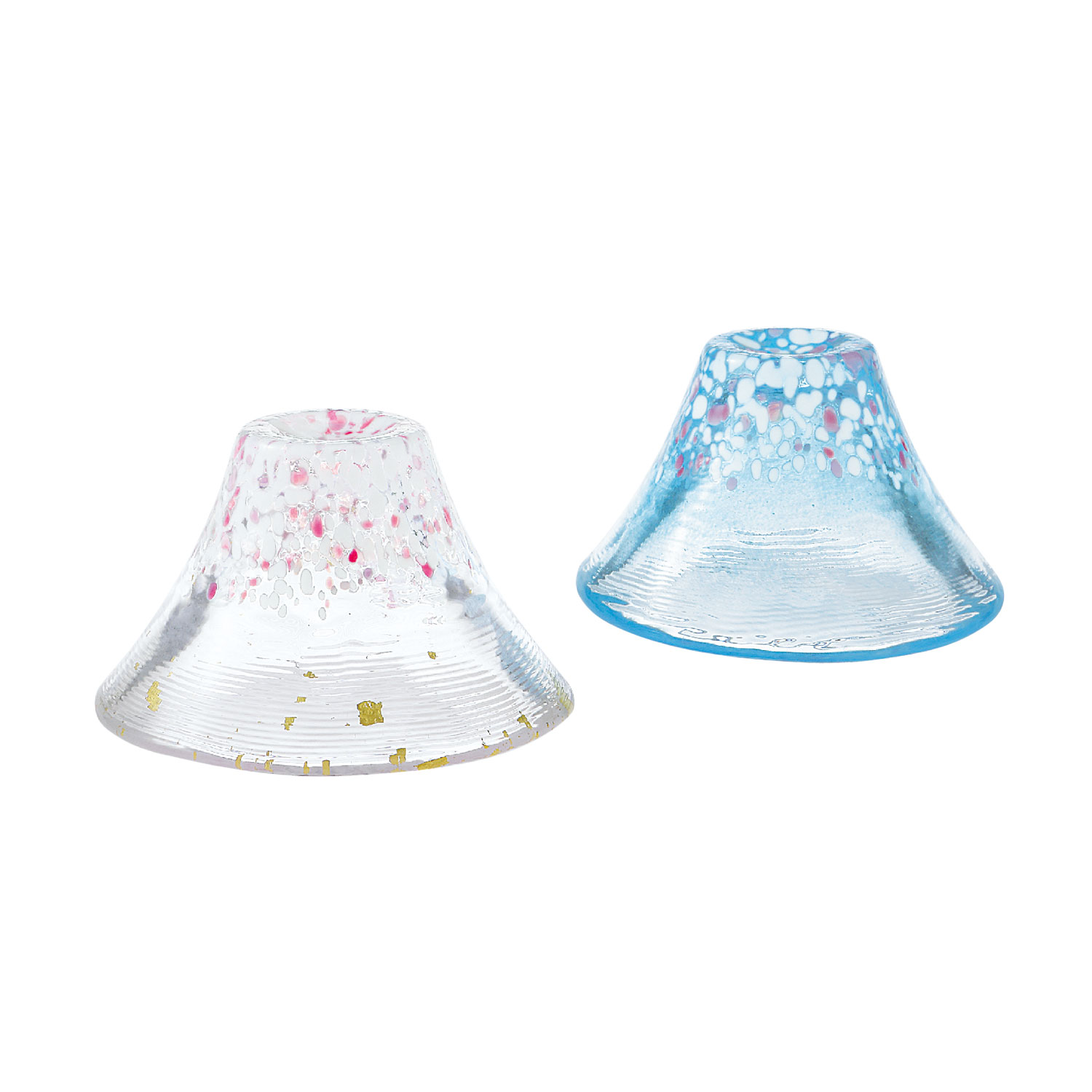 桜富士 冷酒杯揃え（淡桜・晴桜） G642-T84 / 東洋佐々木ガラス(株