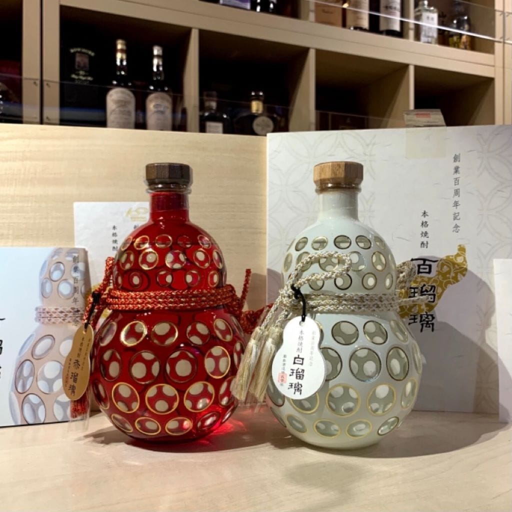 霧島酒造 100周年記念 百瑠璃(赤瑠璃/白瑠璃) 高価買取致しました