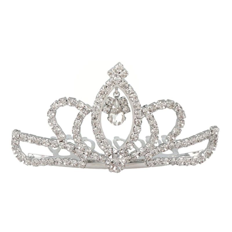 ティアラ クラウン プリンセス 下がり しずく型 アクリルストーン