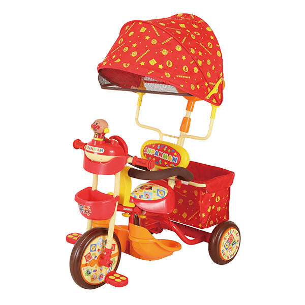 良品】アンパンマン 三輪車 舵とり棒 ガード 折りたたみ ANPANMAN 良品