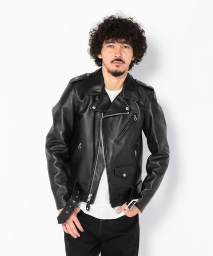 Schott × FREAK'S STORE/ 別注シングルライダース 黒 L 革ジャン