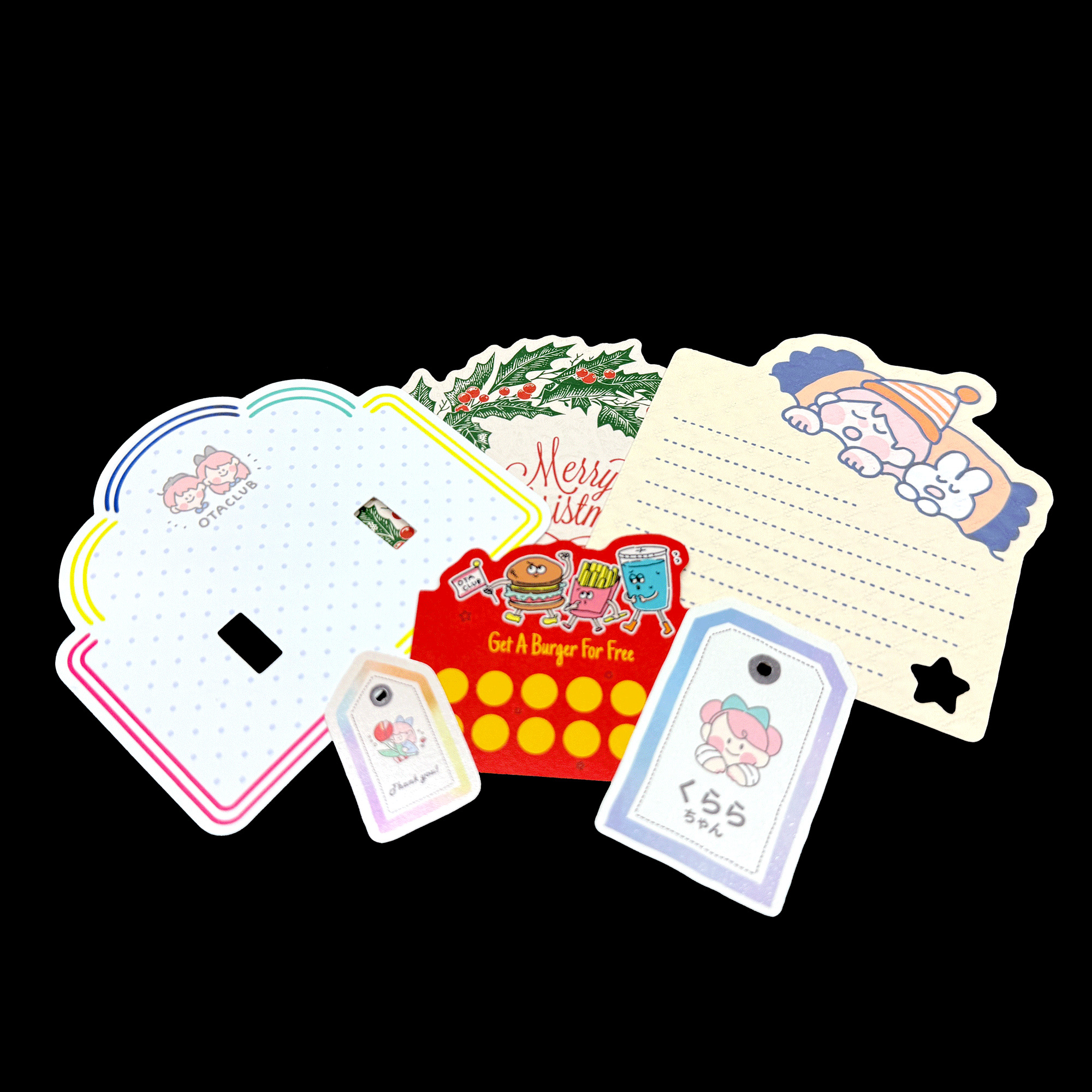 カード類（ポストカード等） - ダイカットカード 制作発送価格表