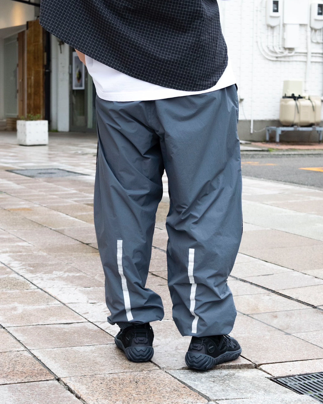 パンツ ALOUND TWOTUCK TAPERED NYLON PANTS alound_official