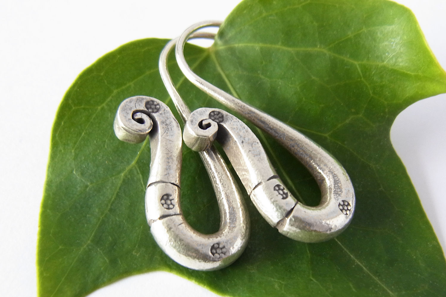 純銀 Sterling silver スターリングシルバー ピアスドバスケット 純銀