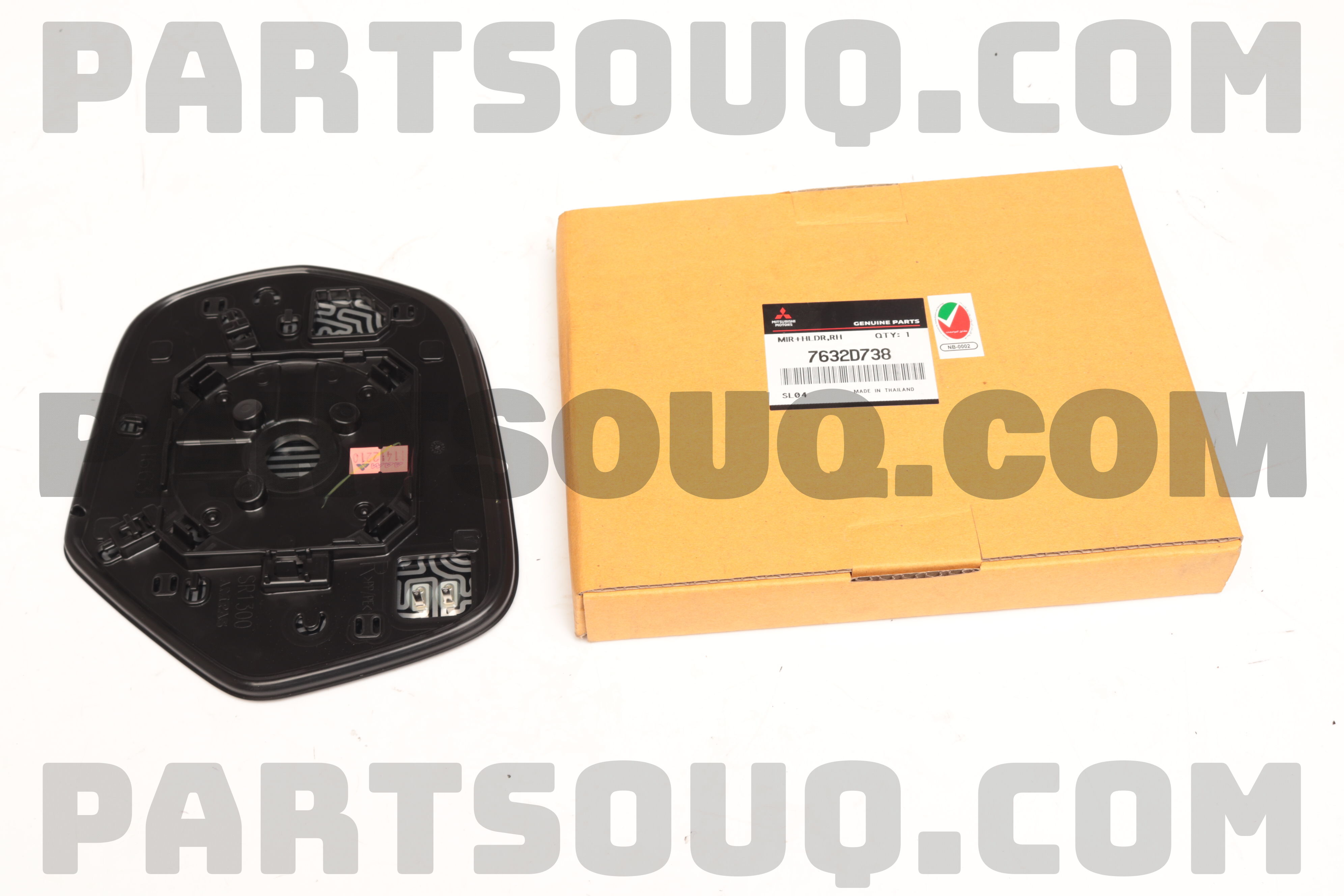 MIRROR & HOLDER,DOOR 7632D738 | Mitsubishi Parts | PartSouq