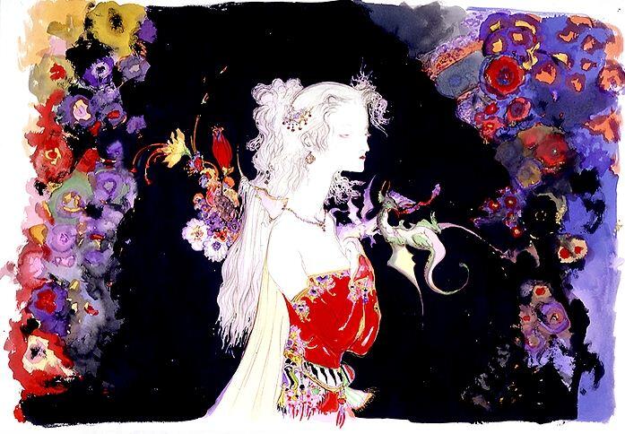 ファイナルファンタジーVI FF6 プレイマット ティナ 街 天野喜孝