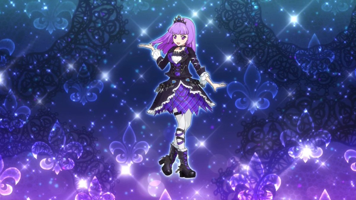 アイカツ ブルーエンプレスコーデ 氷上スミレ 美品】アイカツ