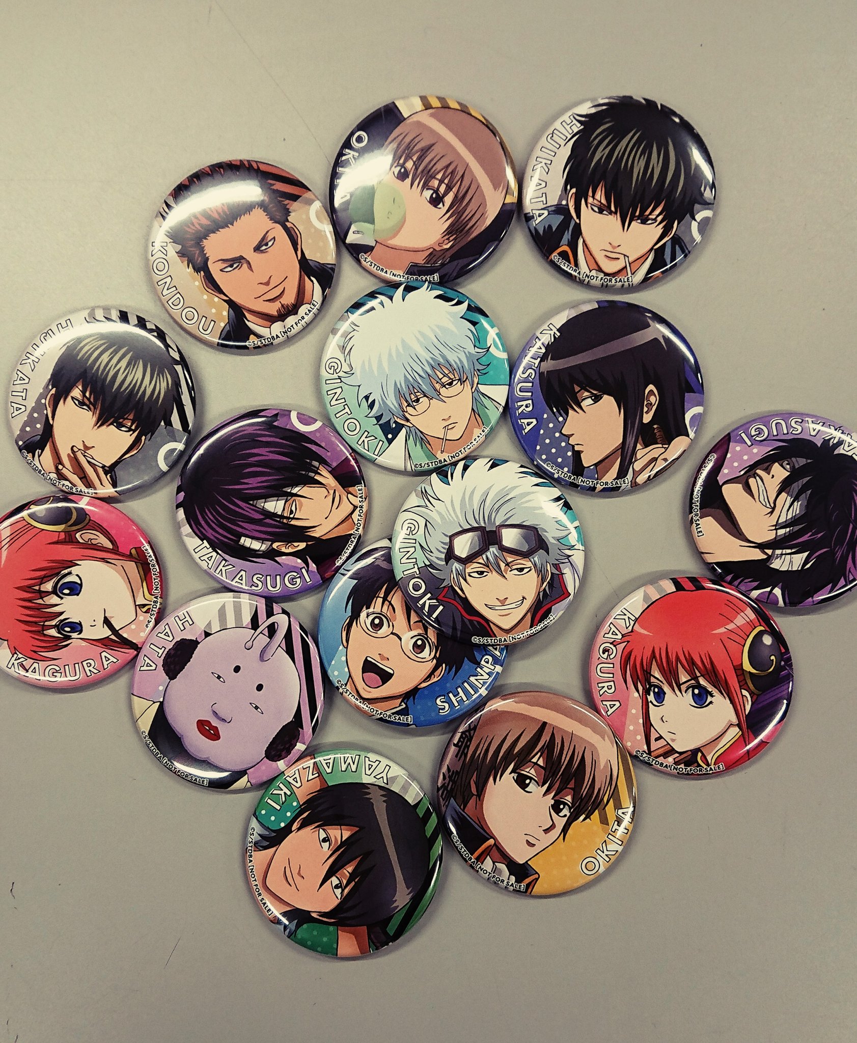 土方 近藤 ハタ皇子 長谷川 銀魂 銀八先生 アニプレックス 抽選D賞 缶