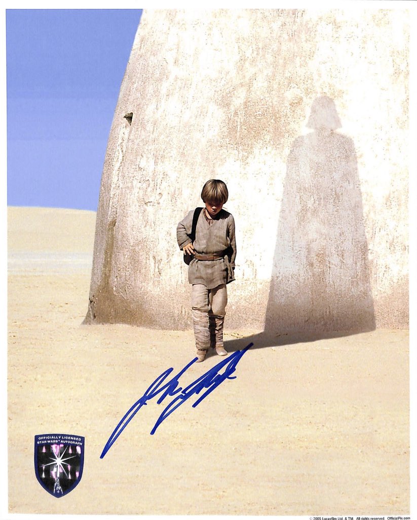 スターウォーズ アナキン役 ジェイクロイド氏 直筆サイン スター