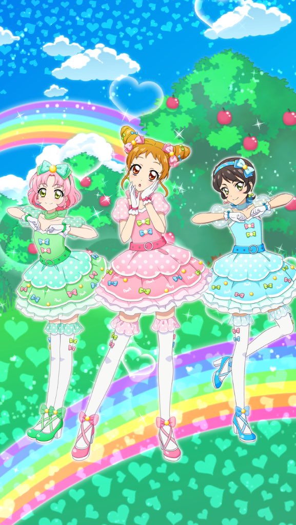 アイカツカード ぽわぽわプリリン 有栖川おとめ 北大路さくら 神谷