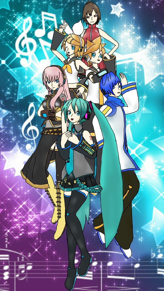 初音ミク ミニ色紙 セット ナンジャタウン ミク ルカ リン レン カイト