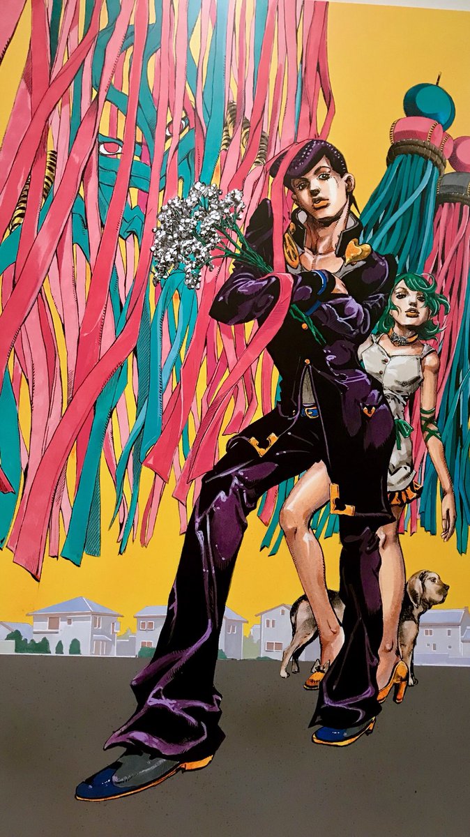 ジョジョの奇妙な冒険 ブチャラティ 空条徐倫 複製原画 ジョジョ展