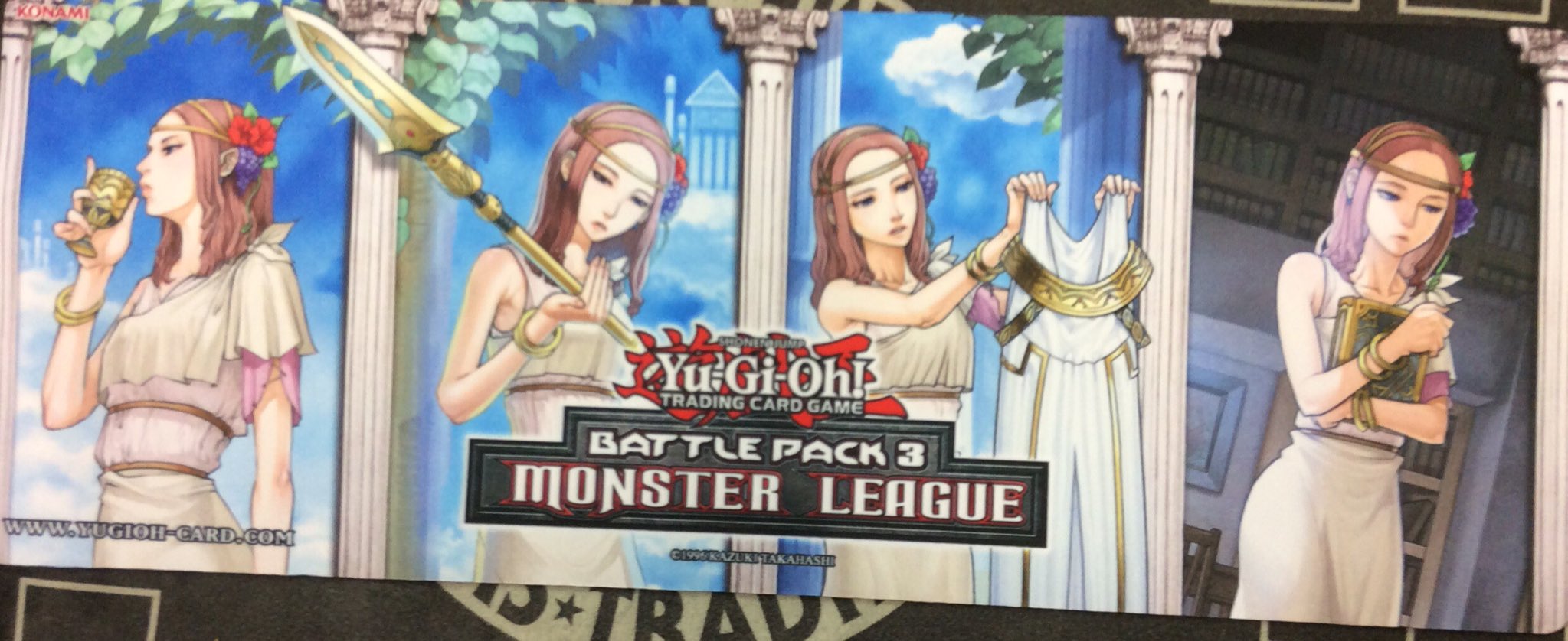 遊戯王 バトルパック3 モンスターリーグ プレイマット量子猫 遊戯王