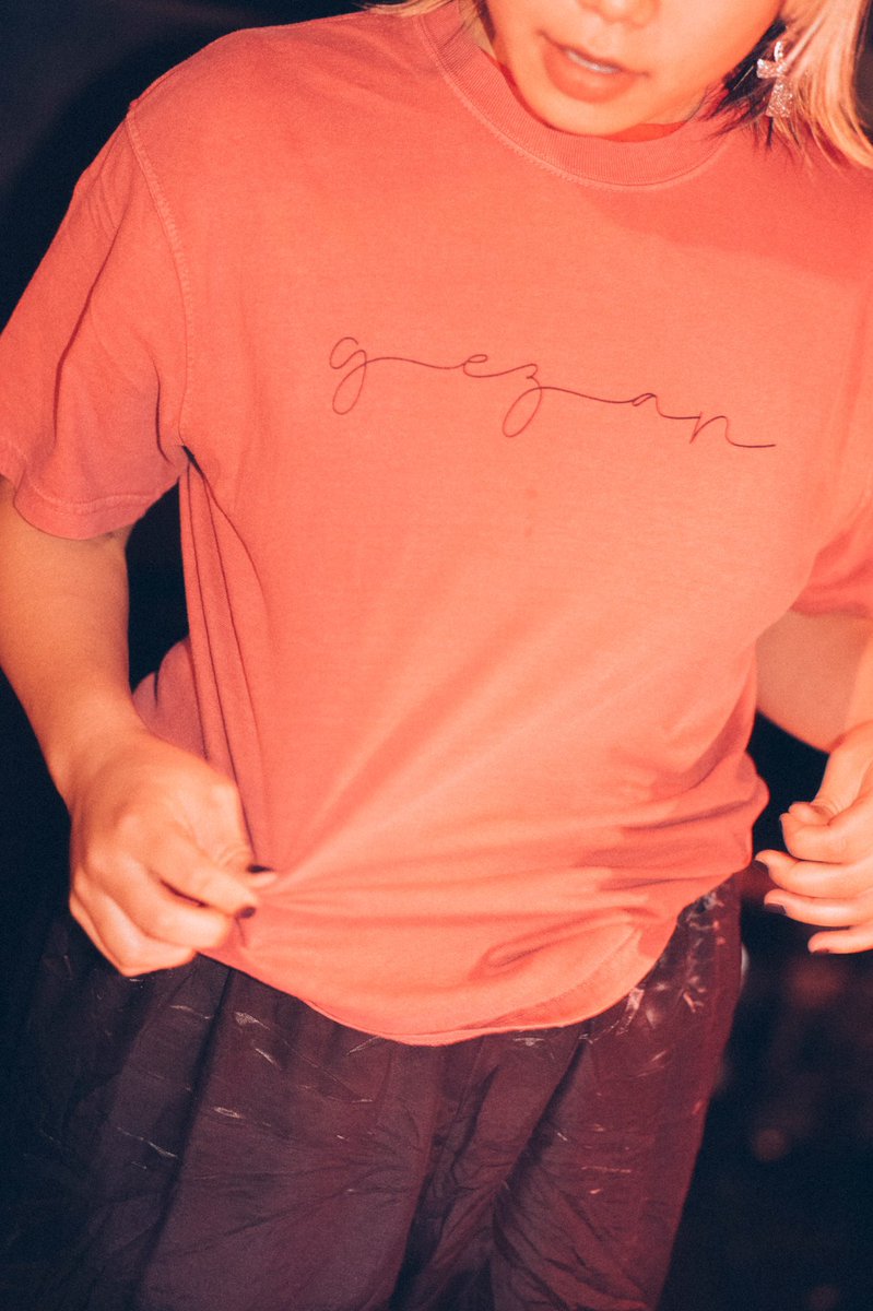 NEW MERCH】 GEZANの新作Tシャツ2種類がフジロック限定で販売開始し