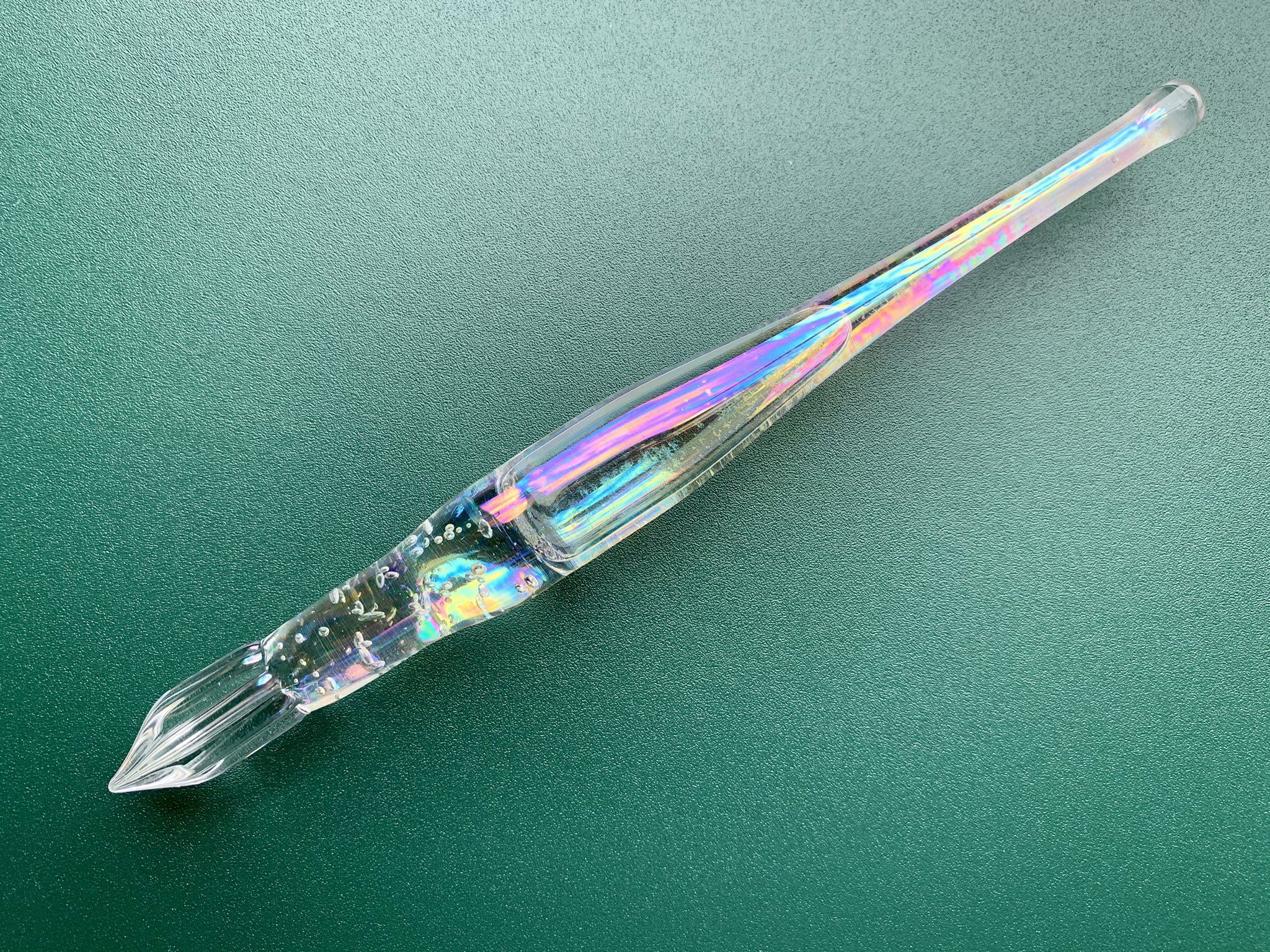 ガラス工房aun ガラスペン しゃぼん玉 ガラスペン ガラス工房aun