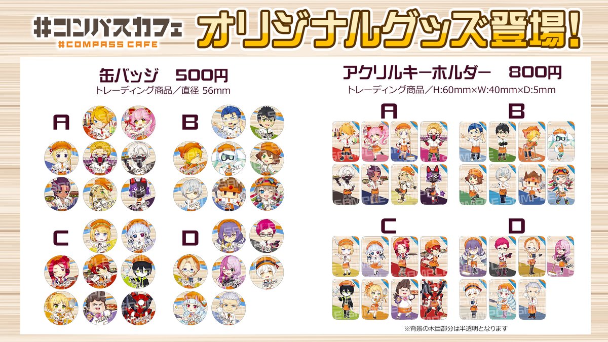 重要】カフェオリジナルグッズに関するお知らせ 先日ご案内いたしまし