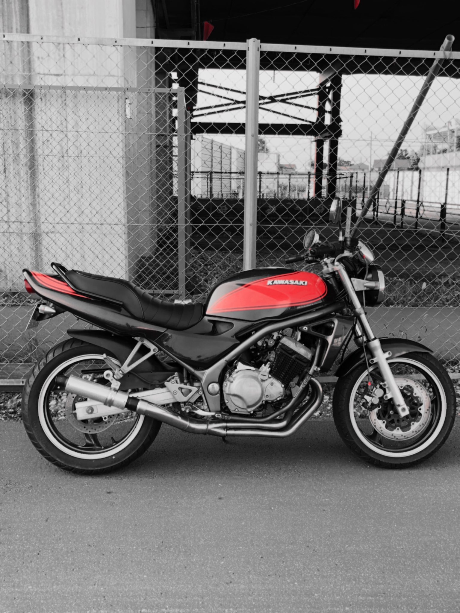 カワサキ バリオス Ⅰ型 250 バイク 実働 ZII 火の玉カラー バリオス1