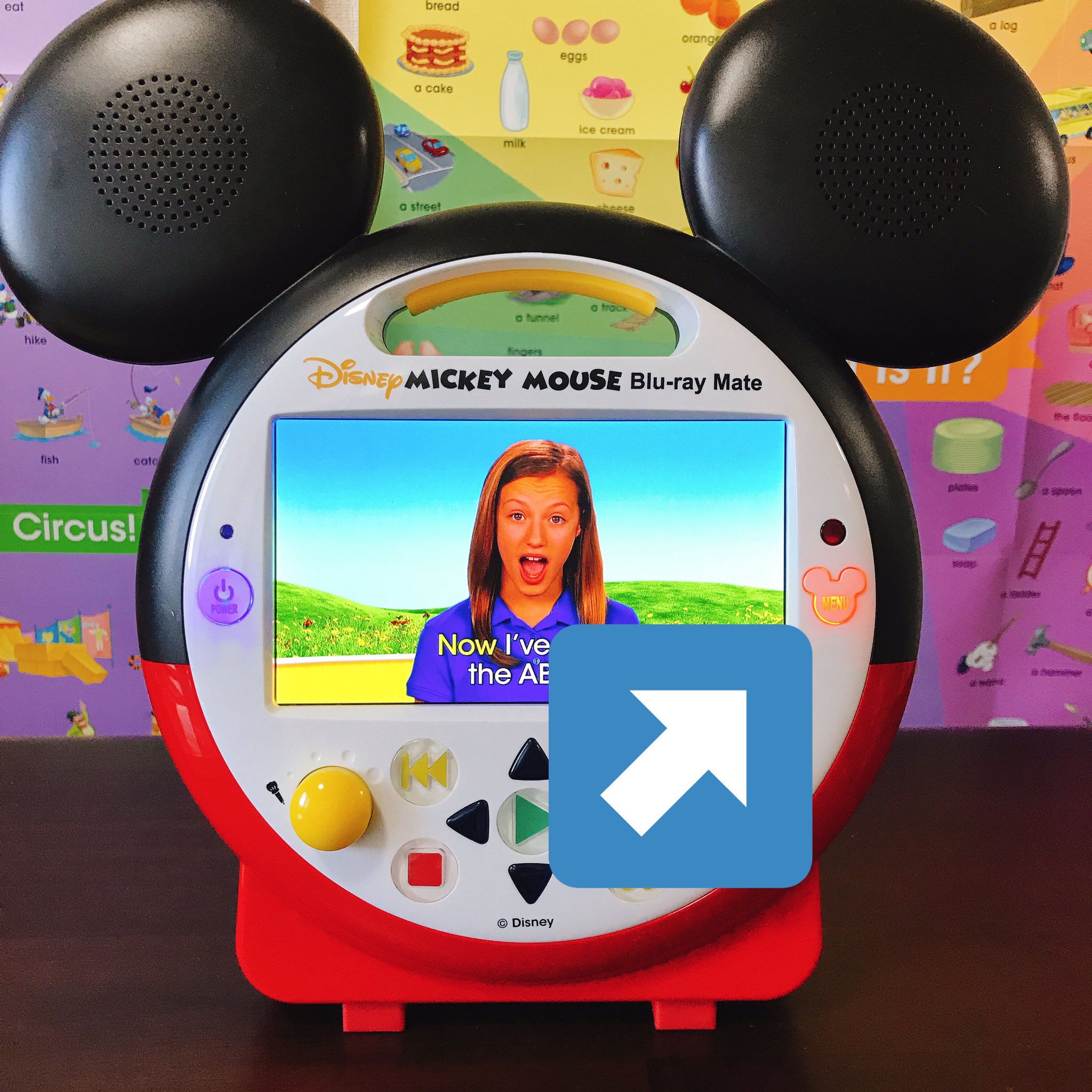 ミッキーマウス ブルーレイメイト DVDプレイヤー ディズニー英語